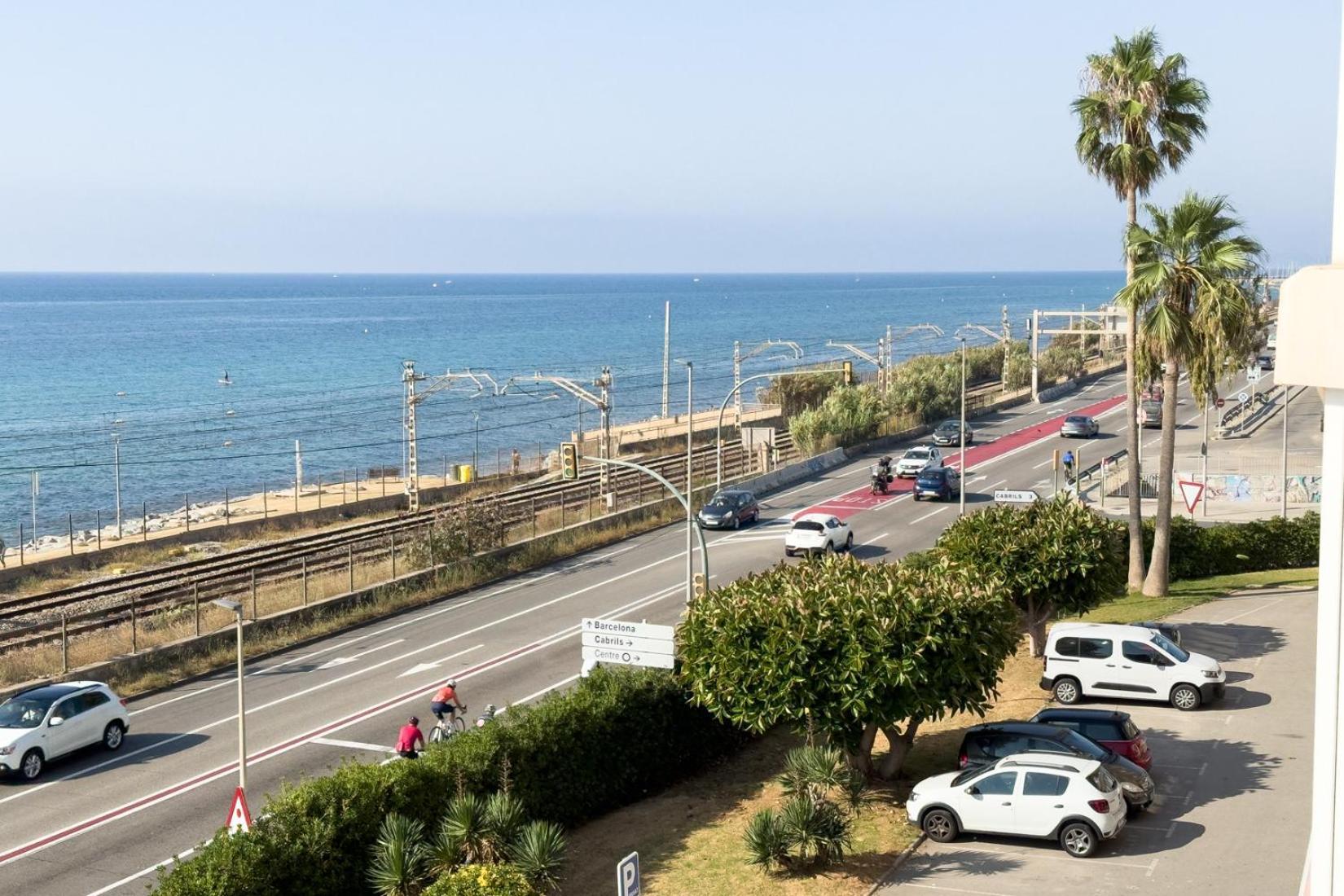 Impresionante Apartamento delante del Mar Vilassar De Mar Esterno foto